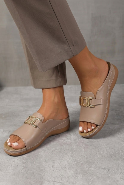 Anya | Open Toe Wedge Sandal